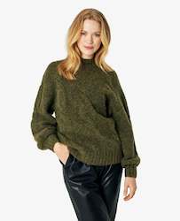 Women: Tone Pullover in Capers Green