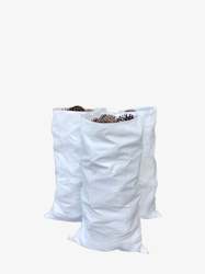 Bag or sack wholesaling - textile: Polypropylene Sacks | Sand Bags | 500mm x 800mm | 100 Sacks | White