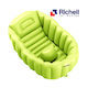 Richell inflatable soft baby bath Green