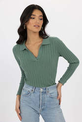 Womenswear: Elise Top AW24 - Green