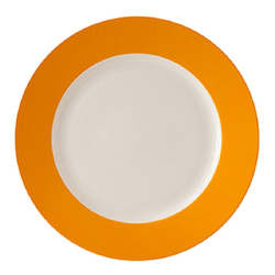 Wholesaling, all products (excluding storage and handling of goods): Dinner Plate - Orange (1pcs)
