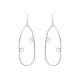 Sterling Silver Looped Circle Earring