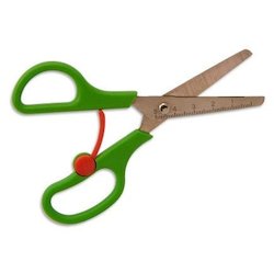 Merchandising: Left-Handed Child's Scissors with Central Pivot