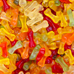Confectionery: Mini Gummy Bones 100g