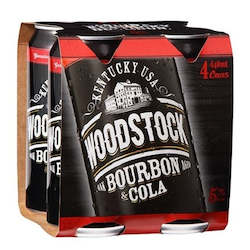 Liquor store: Woodstock 5% 4pk 440mL cans