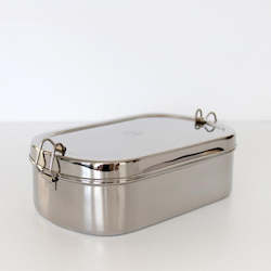 For Him: Stainless Steel Jumbo Oval Lunchbox