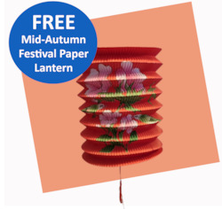 FREE Mid-Autumn Festival Paper Lantern