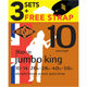 Rotosound jumbo king 10-50 acoustic strings 3 pack