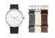 Classic Vegan Leather Silver Collection + Watch