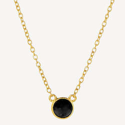 Jewellery: Heavenly Onyx Gold Necklace