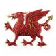 Welsh Dragon christmas decoration