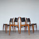Set Of 4 Dining Chairs By Johannes Andersen For Uldum MÃ¸belfabrik