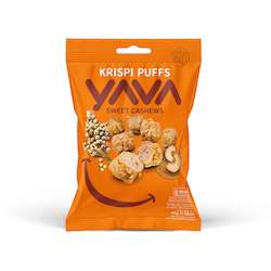 Food wholesaling: YAVA - Sweet Cashews Krispi Puffs 45g