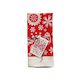 Red Flower Tea Towel by The Green Collective (50% Linen)