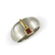 18ct Dome Ring with a Ruby Jens Hansen