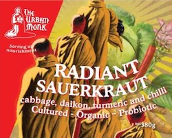 Chutneys or relishes: Radiant Sauerkraut