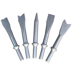 AmPro A1702 Air Chisel Set 5pc (for A3101 and A3107 Hammers)