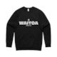 Waitoa Crew Sweater – Jet Black