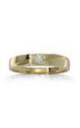 18ct yellow gold .08ct diamond couple ring from Walker and Hall Jeweller - Walker & Hall