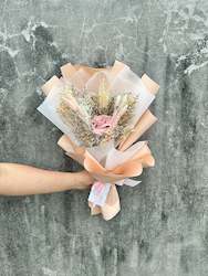 Dried flower: Eternal Blush Bouquet - Single Rose