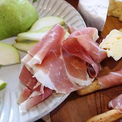 Meat wholesaling - except canned, cured or smoked poultry or rabbit meat: Kurobuta Prosciutto