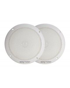 Products: Majestic SPK60 6 Inch Ultra Slim Marine RV Outdoor Waterproof Speakers