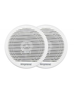 Products: Majestic SPK240 6 Inch Dual Cone Marine RV Outdoor Waterproof Speakers