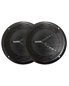 Majestic SPK120B 6 Inch Single Cone Marine RV Outdoor Waterproof Speakers