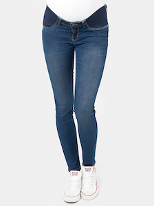 Maternity Stretch Skinny Jeans – Washed Back – 3 Bears Maternity