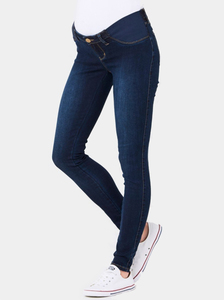 Maternity Stretch Skinny Jeans – Indigo – 3 Bears Maternity