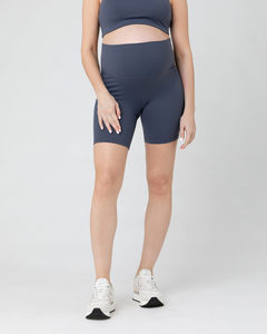 Products: Tempo Maternity Bike Short – Blue Steel – 3 Bears Maternity