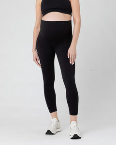 Tempo Maternity Crop Legging – Black – 3 Bears Maternity