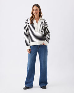 Billie Elastic Waist Maternity Jean – Dark Wash – 3 Bears Maternity