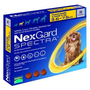 Nexgard Spectra (3.6-7.5kg) SINGLE TABLET