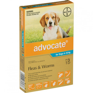 Advocate Dog 4-10kg (3 pack)