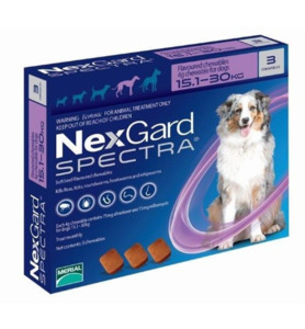 Nexgard Spectra (15.1-30kg) SINGLE TABLET