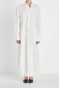 Rory William Docherty: Rory Willam Docherty - Draw Hem Dress White