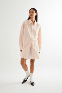 Commonplace Essentials - Peachy Oversized Shirt Baby Pink
