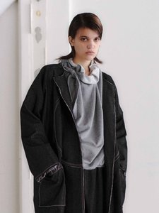 Otsu - Maru Short Jacket J.Black Denim