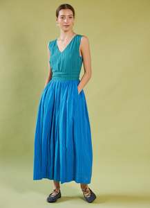 Daylight Moon: Daylight Moon - Smell Of The Sea Dress Gingham Multi