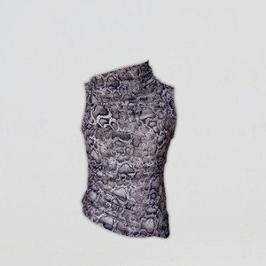 Frockstar Favourites: Adrion Atelier - Paloma Top Snake Print Mesh