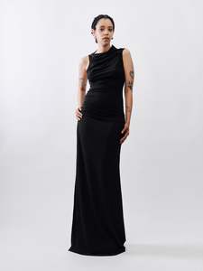 Adrion Atelier: Adrion Atelier - Paloma Dress Black