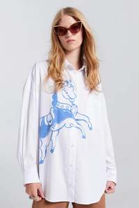 Karen Walker - Carousel Rider Shirt White