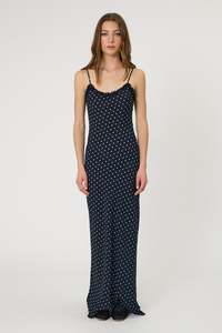 Rmn Studios: RMN Studios - Sienna Maxi Dress Indigo Spot