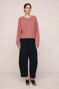 Marle - Babette Cardigan Rosewood