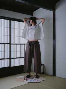 Otsu - Kaguya Cropped Shadow Denim