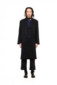 Nom D - De-Pleat Coat Black