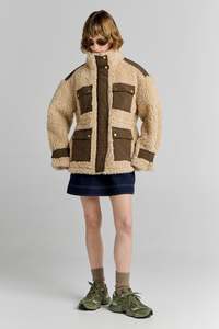 Karen Walker - Summit Jacket Natural/Brown