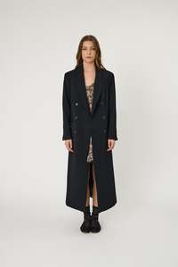 Rmn Studios: RMN Studios - Selena Coat Black