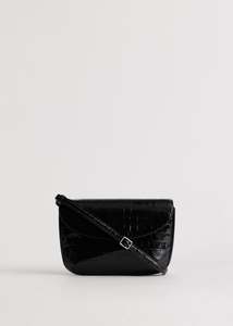 Yu Mei - Keriana Clutch Black Croc